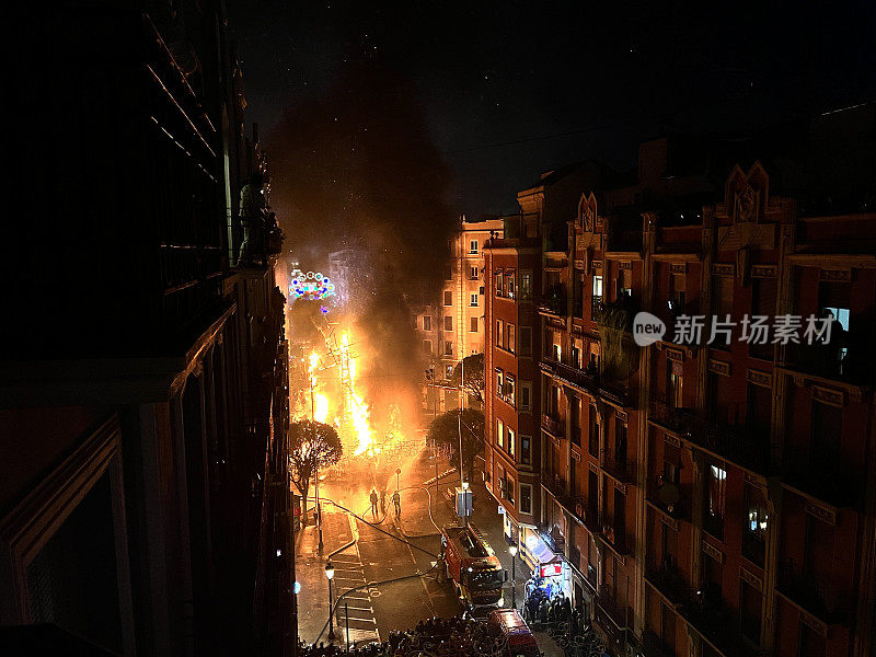 Fallas de Valencia, Cremá, Valencian Community, Spain